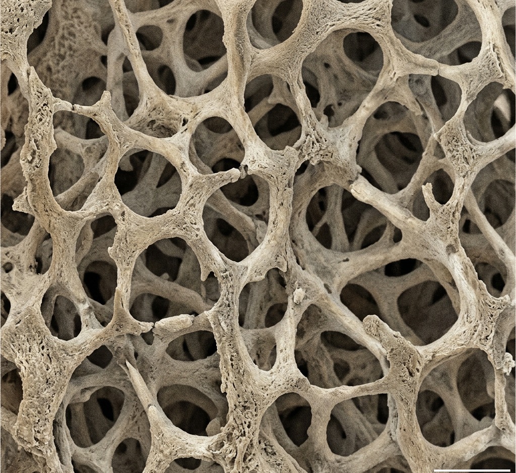 Osteoporosis Research — micro-CT scan of bone trabecular microstructure